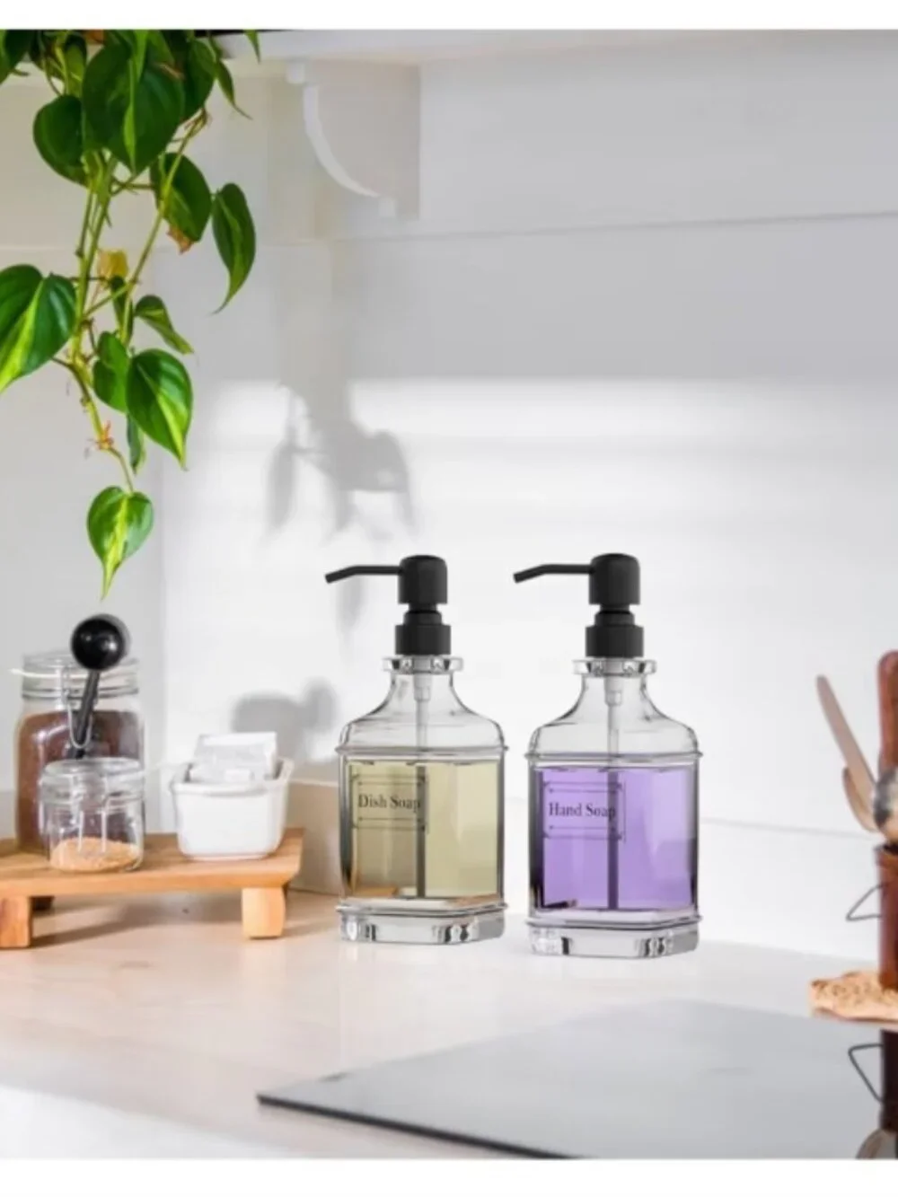 Glass Coffee Syrup Dispensers